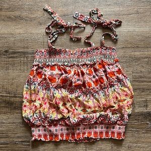 RACHEL ZOE FLORAL TANK/TUNIC WITH STRAPS (NWPT)